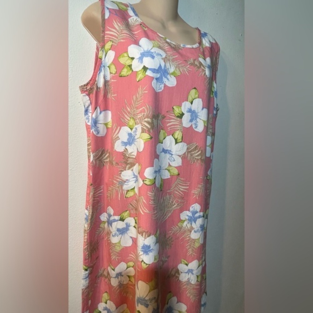 Marsh Landing Floral Sleeveless Dress size XL